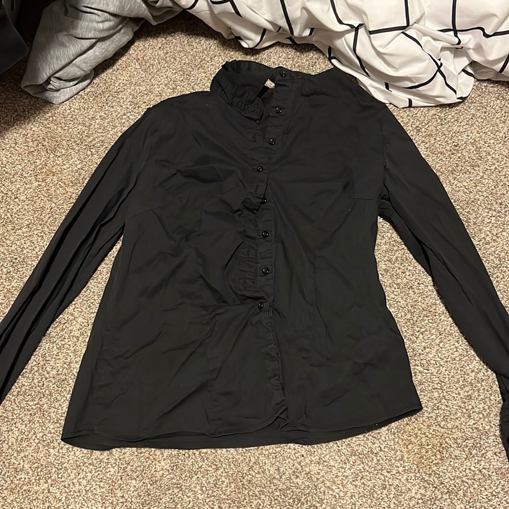 black button up